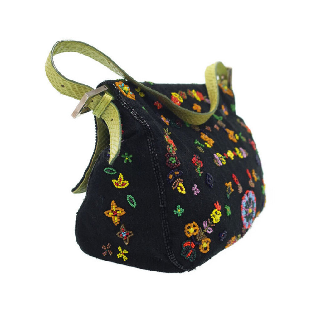 Fendi Beaded Bucket Semi Shoulder Bag Mamma